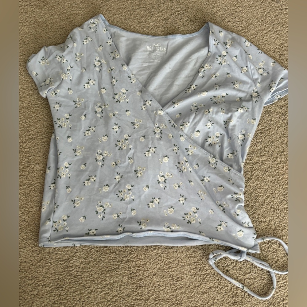 Hollister Floral Baby Tee